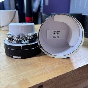 Chic Silver Charm Bracelet